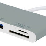 Hub USB tip C 3.1 + 2 x USB-A si alimentare (PD) + slot micro SD/SD Roline 15.08.6257 15.08.6257-10