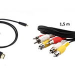 Set cablu 3 RCA /3 RCA + cablu HDMI, 