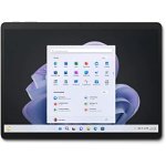 Tableta Microsoft Surface Pro 9, Procesor Intel® Core™ i5-1245U, Multi-Touch 13inch, 8GB RAM, 512GB SSD, 10MP, Wi-Fi, Bluetooth, Windows 11 Pro (Negru), Microsoft