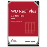 Hard Drive Red Plus WD60EFPX - 6 TB - 3.5 - SATA 6 GB/s, Western Digital