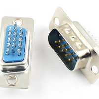 Conector pentru lipit VGA 15 pini tata, C15mt, OEM