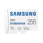 Card de memorie SAMSUNG PRO Endurance microSDXC MB-MJ256KA/EU, 256GB, UHS-I U3, V30, Clasa 10 + Adaptor SD, Samsung
