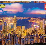 Puzzle fosforescent cu 1000 de piese - Hong Kong, 