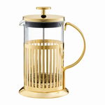 Filtru cafea/ceai Royal, Ambition, 350 ml, otel/sticla, auriu/transparent, Ambition