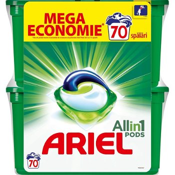 Detergent automat capsule Ariel All in One PODS Mountain Spring, 70 spalari