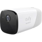 Camera supraveghere Wireless exterior EUFY Cam 2 Security T81143D2, Full HD 1080p, IR, NightVision, Acumulator 13.4Ah, Alb