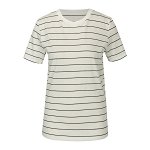 Tricou crem in dungi Selected Femme MyPerfect, Selected Femme