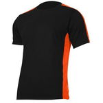 LAHTI.PRO TRICOU BUMBAC MULTICOLOR / NEGRU-PORTOCALIU - M