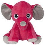 Jucarie de plus Elefant roz, 23 cm