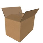 Cutie carton 200x150x100 mm, natur, microondul E 360 g/mp, 