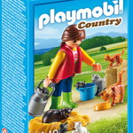 Femeie cu familie de pisici playmobil country, Playmobil