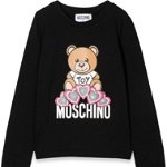 Moschino Teddy Bear Long Sleeve T-Shirt BLACK, Moschino