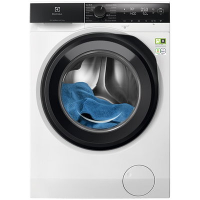 Masina de spalat rufe Electrolux Ecoline EW8F4484EU, 8 kg, 1400 rpm, Motor Inverter, Clasa A, Display LED, SeamCare, SensiCare, TimeManager, Alb