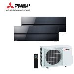Aparat de aer conditionat Mitsubishi Electric Kirigamine Deluxe MSZ-LN25VGB-MUZ-LN25VG Inverter 9000 BTU Onyx Black