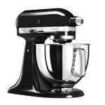 Mixer cu bol KitchenAid Artisan 5KSM175PSEOB, 300W, 4.8L, Onyx Black, KitchenAid