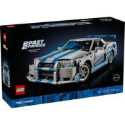 Masina Nissan Skyline GT-R (R34) din Mai furios, mai iute, 18 ani+, 42210, 1410 piese, Lego Technic