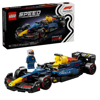 77243 Speed Champions Oracle Red Bull Racing RB20 F1 Racing Car Construction Toy, LEGO
