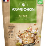 Musli crocant BIO cu 6 fructe si nuci Favrichon, Favrichon
