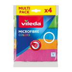 Laveta Microfibre Multi Pack Colors 4pc, VILEDA