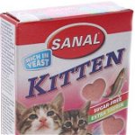 SANAL Kitten Supliment vitamino-mineral cu calciu pentru pisicuţe 40 tablete, Sanal