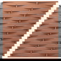 Panou de gard, maro, 170x180 cm, WPC