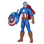 Hasbro - Figurina Supererou Titan Hero Blast Gear : Captain America , Avengers , 30 cm, Hasbro