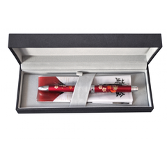 Pix multifunctional de lux PENAC Maki-E (pictura japoneza) - Hoo-oo, corp bordeaux, in cutie cadou, Penac