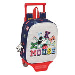 Ghiozdan cu Roți Mickey Mouse Clubhouse Only one Bleumarin (22 x 27 x 10 cm), Mickey Mouse Clubhouse