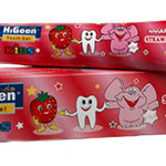 Pasta de dinti pentru copii cu aroma de capsuni, 60ml, HiGeen, Higeen