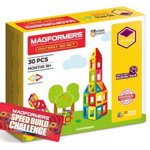 Set constructie magnetic Magformers 30 piese baza Clics Toys, Clics Toys