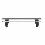 Bare transversale Menabo Delta Silver pentru Seat Leon III (5F), 5 usi, model 2012+, Menabo