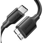 Cablu Date Micro-B USB 3.0 - USB-C UGREEN 1m (Negru), UGREEN