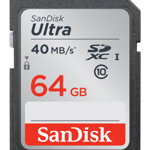 Sandisk Ultra 64GB Class 10 SDXC, SanDisk