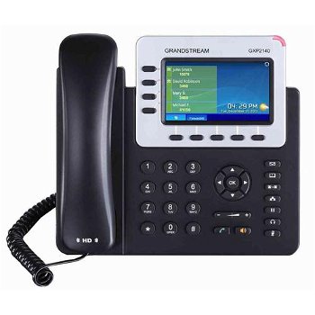 Telefon VoIP Grandstream GXP2140, Negru, GrandStream
