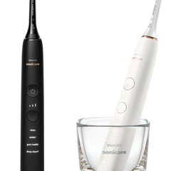 Periuta De Dinti Electrica Philips Sonicare Diamondclean 9000, Periuta De Dinti Sonica Cu Aplicatie, Control Al Presiunii, 4 Moduri De Periere, 3 Niveluri De Intensitate, Sticla De Incarcare, Negru Si Auriu Roz, Pachet De Doua, Model Hx9914/57 Periuta De Dinti Electrica Philips Sonicare Diamondclean 9000, Periuta De Dinti Sonica Cu Aplicatie, Control Al Presiunii, 4 Moduri De Periere, 3 Niveluri De Intensitate, Sticla De Incarcare, Negru Si Auriu Roz, Pachet De Doua, Model Hx9914/57