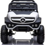 Masinuta electrica Mercedes UNIMOG XXL 4x4 180W PREMIUM Alb