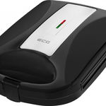 Sandwich maker XXL ECG S 4232 Family Black, 1200 W, 8 sandvisuri triunghiulare simultan, 