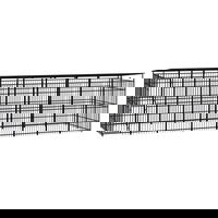 Gossi padoc pentru caini de exterior cu acoperis, 14,75 m2, otel, Gossi