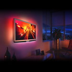 Set banda LED RGB Phenom pentru iluminare fundal TV, telecomanda, USB, 2x30 cm + 2x50 cm