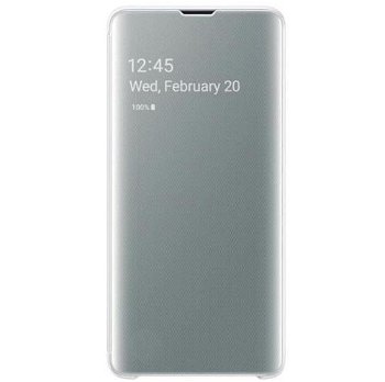 Husa de protectie Samsung Clear View pentru Galaxy S10 G973, White
