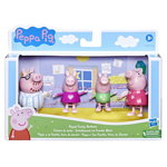 Set figurine Peppa Pig - Familia Pig la ora de culcare