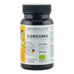 Curcuma bio Turmeric din India 405 mg 60 capsule 30 g