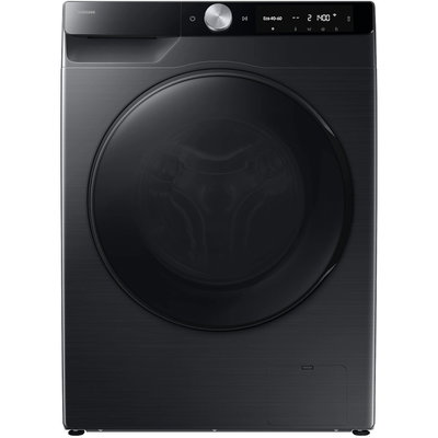 Masina de spalat rufe slim cu uscator Samsung WD90DG6G94BBU4, Spalare 9 kg, Uscare 5 kg, 1400 rpm, Clasa A, AI Control, AI Wash, Auto Dispense, AI Ecobubble, Super Speed 39, Space Max, Smart Things WiFi, Digital Inverter Motor, Negru