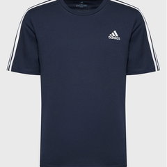 Tricou cu logo si decolteu la baza gatului Essentials, adidas Sportswear