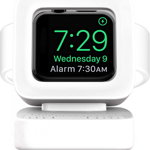 Statie de incarcare pentru Apple Watch YourLovely, silicon. alb