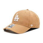 47 brand sapca MLB Los Angeles Dodgers culoarea gri, cu imprimeu, B-MVPSP12WBP-SLA, 47 brand