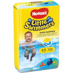 Scutece chilotel pentru apa Little Swimmers Marimea 2-3 pentru 3 - 8kg, 12 bucati, Huggies , Huggies
