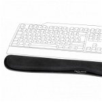 Suport de incheietura pentru tastatura/laptop, Delock, 20x85x465mm, Negru