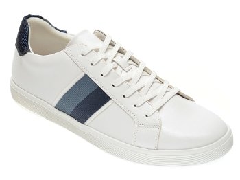 Pantofi sport albi, Cowien120, din piele ecologica