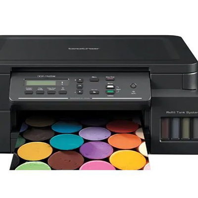 Imprimanta multifunctionala color CISS, Brother, DCP-T525W, fara fir, A4, USB, Negru